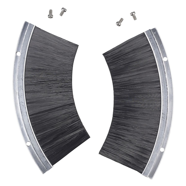 Recessed 10" Series, Recessed Cover Assembly, Egress Door Brushes